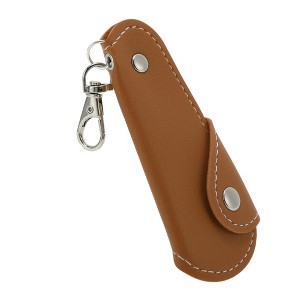 Unique Bargains Faux Leather Keychain Shoe Horn 1 Pc - 1 of 4