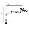 Mount-It! Desk Mount Stand for Laptops, Tablets, and Notebooks for Screens up to 17 Inches with USB Powered Cooling Fan - 3 of 4