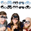 Big Dot of Happiness 2025 Light Blue Graduation Glasses - Paper Card Stock Party Photo Booth Props Kit - 10 Count - 2 of 4