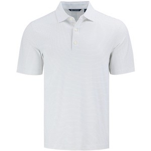 Cutter & Buck Forge Eco Fine Line Stripe Stretch  Recycled Mens Polo - 1 of 1