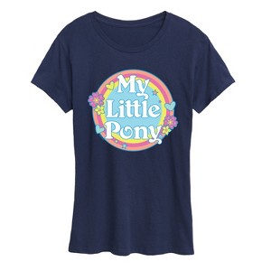 Women's - My Little Pony - Retro Rainbow Badge Short Sleeve Graphic T-Shirt - 1 of 4