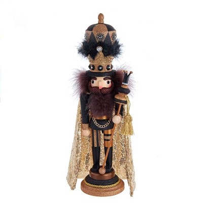 Kurt Adler 18-Inch Hollywood Black and Gold Nutcracker