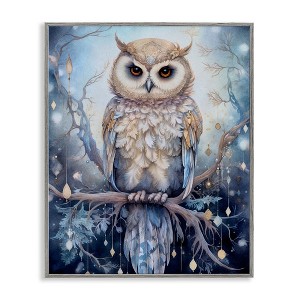 Stupell Industries Owl on Twinkling Branch Framed Giclee Art - 1 of 4