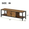 TV Stand for 65 Inch TV Entertainment Center, Storage Space Fits Up to 75 Inch TVs, Easy to Assemble Modern Retro Design - 2 of 4