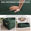 78.8" Floor Convertible Sleeper Sofa Bed,5-in-1 Folding Mattress Couch Loveseat with Fixed-Shape Frame - 2 of 4