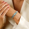 Ross-Simons Italian Multicolored Murano Glass Bead Bracelet in Sterling Silver Size 7 - 2 of 3