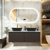 Double Wall Mounted Bathroom Vanity Sink Set with Ceramic Vessel, Faucet - 2 of 4