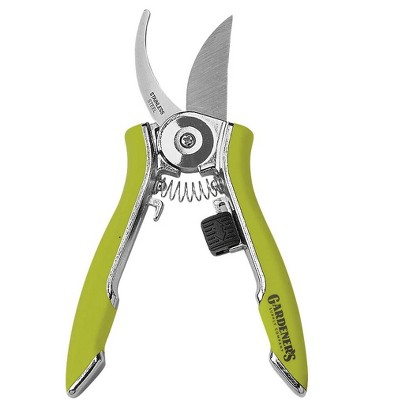 Nevlers Anvil Garden Shear Pruners - Stainless Steel Blades, Red : Target