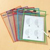 Learning Resources Write and Wipe Pockets 5 Colorful Classroom Dry Erase Pockets Ages 3plus: Plastic Teaching Aid for Preschool - 2 of 4
