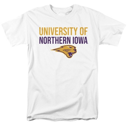 University of Northern Iowa Official Stacked Unisex Adult T-Shirt, Athletic Heather - image 1 of 4