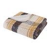 Gulches  Plaid Pattern with Whipstitch Border, Machine Washable - 2 of 4