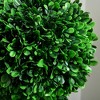 Wooakway 35.5"H 3-Ball Boxwood Artificial Tree Artificial Topiary Artificial Plant with Pot for Indoor/Outdoor D¨¦cor - 3 of 4