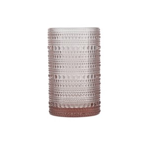 13oz Vintage Beaded Glass Tall Tumbler - 1 of 2