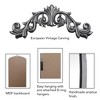 VYNXARIA 36"x66" Full Length Mirror Vintage Ornate Arched Metal Floor Mirror,Wall Mirror for Entryway, Living Room, Bedroom, Clothing Shop,Silver - 3 of 4