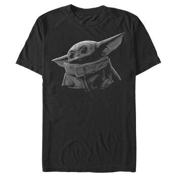 Men's Star Wars The Mandalorian The Child Shadow T-Shirt