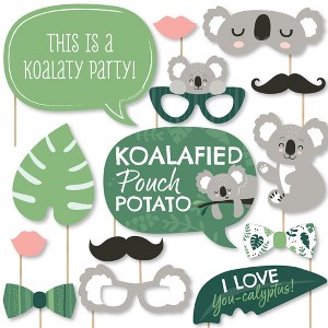 Big Dot of Happiness Koala Cutie - Bear Birthday Party and Baby Shower Photo Booth Props Kit - 20 Count - 1 of 4