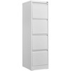 4 Drawer File Cabinet with Lock Metal Vertical File Storage Cabinet Office Home,for A4 Legal/Letter Size Narrow File Cabinet Locked,Assembly Required - 3 of 4