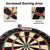 GSE 18" Pro Bristle/Sisal Dartboard Set with Six 17 Grams Steel Tip Darts & Dart Board Game Scoreboard - 4 of 4