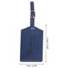 Unique Bargains Embossed Adventure Luggage Tag 1 Pc - 2 of 4
