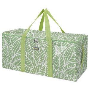 HOMLUX Extra Large Oxford Storage Tote Bag with Zipper, Washable &  Foldable - 1 of 4