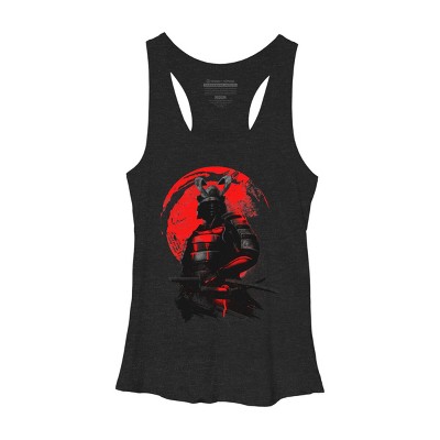 Women's Design By Humans Samurai Warrior By clingcling Racerback Tank Top