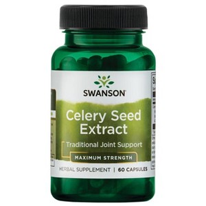 Swanson Herbal Supplements Maximum Strength Celery Seed Extract 150 mg Capsule 60ct - 1 of 2