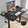 Infurnic Desks, Standing Desk with Splice Board, Adjustable Height Sit Stand Desk for Office or Home, Black, 24"*40"*27.5" - 4 of 4