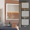 FUFU&GAGA Smart Anti-Fog LED Bathroom Medicine Cabinet,Dimmable 3-Color Lighting,9-Shelf,Shatter-Proof,Antirust Aluminum,Vanity Mirror for Toiletries - 2 of 4