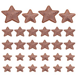 Unique Bargains DIY Clothing Decoration Sequin Star Iron on Patches - 1 of 4