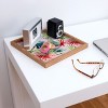 Marta Barragan Camarasa Colorful Tropical Paradise Square Bamboo Tray - Deny Designs - 2 of 2