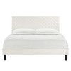 Modway Leah Chevron Tufted Performance Velvet Full Platform Bed - 3 of 4