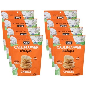 Hippie Snacks Plant-Based Cheeze Cauliflower Crisps - Case of 8/2.5 oz - 1 of 4
