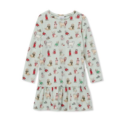 Lands' End Kids Long Sleeve Jersey Nightgown