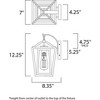 Maxim Lighting Artisan 1 - Light Wall Light in  Black - 2 of 4