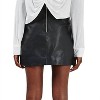 Women's Wo's Leather Grommet Stud Mini Skirt - Topshop - 2 of 3
