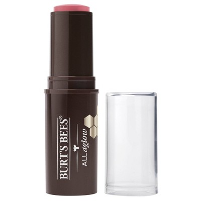 Burt's Bees All Aglow Lip and Cheek Stick - Peony Pool - 0.32oz