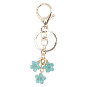 Unique Bargains Plum Blossom Handbag Charm 3.9" 1 Pc - 1 of 4