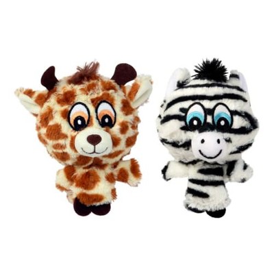Multipet Envy Knobby Noggins Safari Print Dog Toy