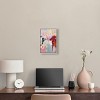 Art Remedy Burgundy over Lavender Retro Abstract Wall Art Framed - 2 of 4