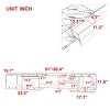 NicBex TV Stand Modern Extendable TV Stand Entertainment Center Media Console for TVs up to 100 Inches for Living Room - 4 of 4
