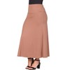 Womens Elastic Waist Maxi Skirt  - 24seven Comfort Apparel™ - 2 of 4