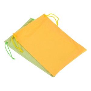 Unique Bargains Microfiber Soft Drawstring Snowboard Skiing Goggle Bags 7.1" x 10.6" 2 Pcs - 1 of 4