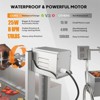 Winado 46 in. 25W 110V Electric Rotisserie Grill Kit with Wind Baffle - 2 of 4