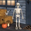 3' Animated Skeleton Halloween Decorative Prop Off-White - Hyde and EEK! Boutique™ - 2 of 3