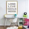 Stupell Industries Long Live Childhood Florals Floating Frame Canvas Art - 3 of 4