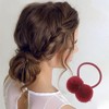 Unique Bargains Children Pompon Hair Elastic Band 1 Pc - 2 of 4