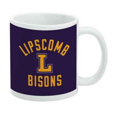 Lipscomb Bison Ceramic Coffee Mug Novelty Gift Mugs for Coffee Tea and Hot Drinks 11oz White