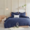 7pc King/California King Kay Cotton Jacquard Comforter Set Indigo Blue - Urban Habitat - image 3 of 4