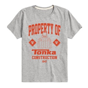 Boys' - Tonka - Property Of Tonka Construction Short Sleeve Graphic T-Shirt - 1 of 4