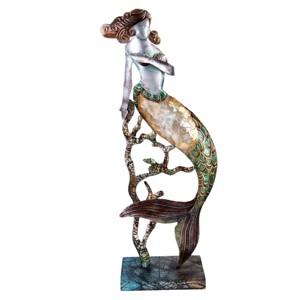 Beachcombers Metal/Capiz Mermaid Right - 1 of 2